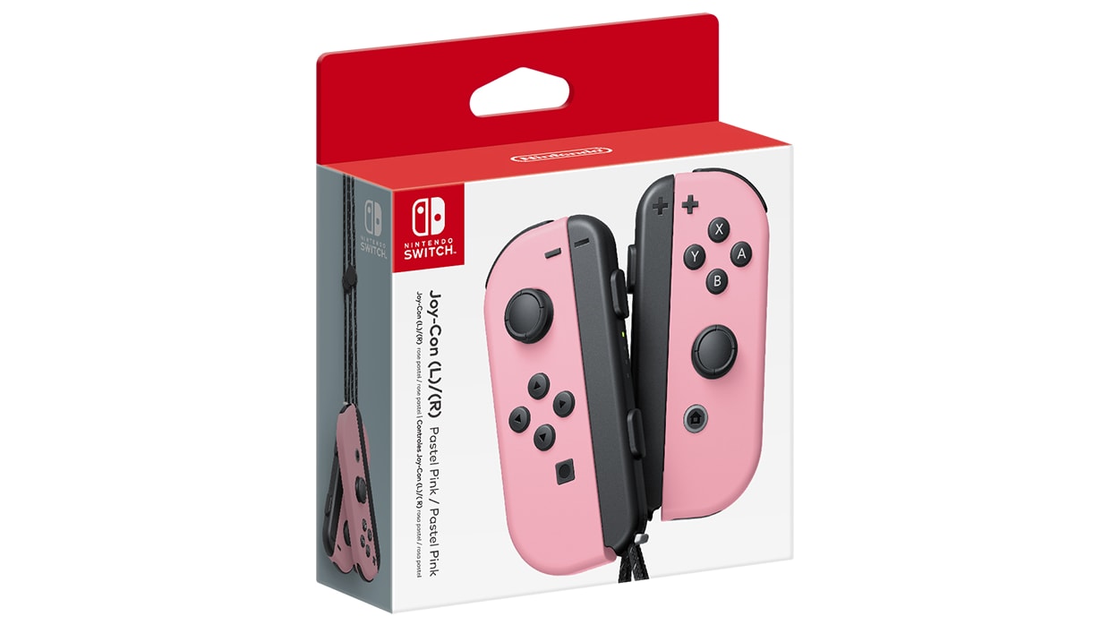 Joy Con L R Pastel Pink Nintendo Official Site